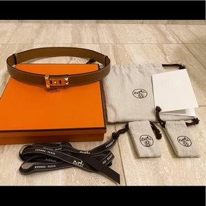 Hermes CDC collier de chien belt 24 full set